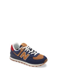 New Balance 574 Classic Sneaker In Navy At Nordstrom