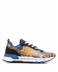 VERSACE JEANS COUTURE Baroque Logo Low Top Sneakers