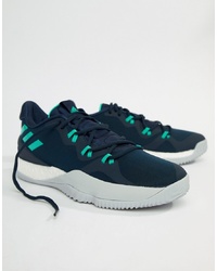 adidas Basketball Crazy Light Boost 2018 Trainers In Navy Db1068