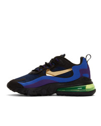 Nike Black And Gold Air Max 270 React Sneakers