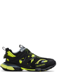 Balenciaga Black Yellow Track Sneakers
