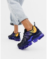 Nike Blue And Yellow Air Vapormax Plus Trainers
