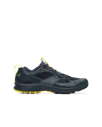Arc'teryx Blue And Yellow Norvan Vt Gtx Sneakers