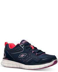 Skechers Front Row Memory Foam Running Sneakers From Finish Line