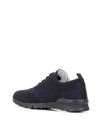 Kiton Knit Upper Lace Up Sneakers