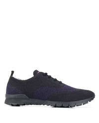 Kiton Knit Upper Lace Up Sneakers