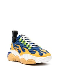 Moschino Lace Up Flame Sneakers