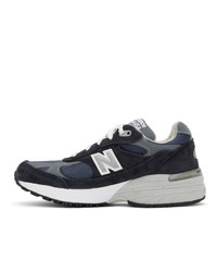 New Balance Navy And Grey Us Made 993 Sneakers