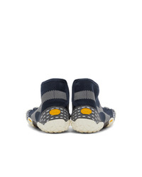 Suicoke Navy And Grey Vibram Edition Nin Lo M Fivefingers Sneakers