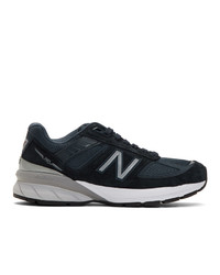 New Balance Navy Us Made 990v5 Sneakers