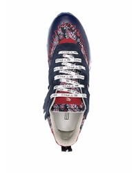 Etro Paisley Panelled Low Top Sneakers
