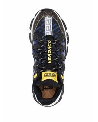 Versace Trigreca Panelled Cut Out Sneakers