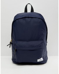 ASOS DESIGN Asos Backpack In Navy With Badge Detail