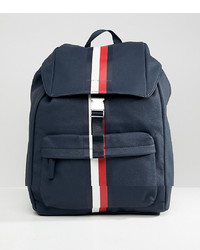 Tommy Hilfiger Block Stripe Backpack In Navy
