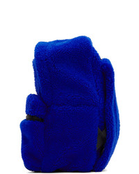 Off-White Blue Sherpa Mini Backpack