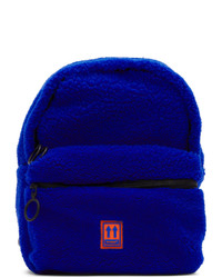 Off-White Blue Sherpa Mini Backpack