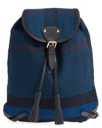 Burberry Chiltern Backpack Blue