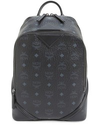 MCM Duke Visetos Backpack Brown