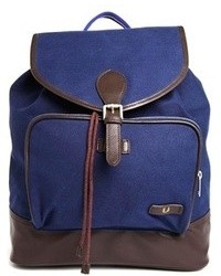 Fred Perry Canvas Backpack Navy