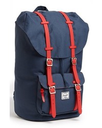 Herschel Supply Co. Little America Backpack Navy Red None