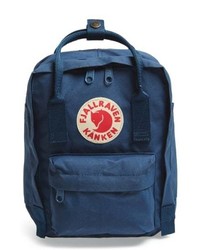 FjallRaven Mini Kanken Water Resistant Backpack Blue