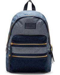 Marc by Marc Jacobs Navy Domo Arigato Chambray Packrat Backpack