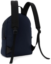 Alexander McQueen Navy Grey Metropolitan Backpack