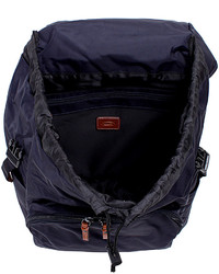 Bric's Navy X Bag Excursion Backpack