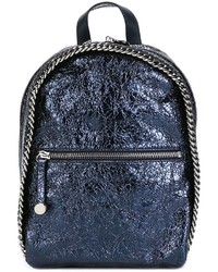 Stella McCartney Mini Falabella Metallic Backpack