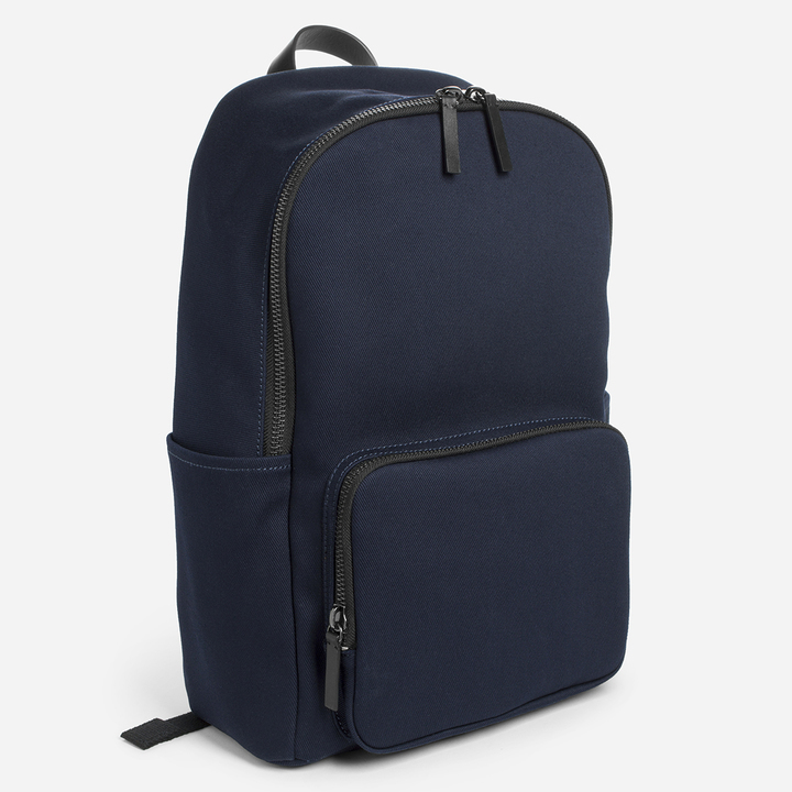 The Beach Canvas Backpack Natural / Dark Navy – Everlane