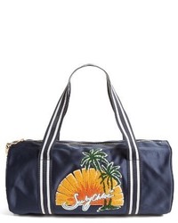 See by Chloe Andy Applique Duffel Bag Blue