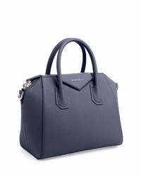 Givenchy Antigona Small Sugar Satchel Bag Night Blue
