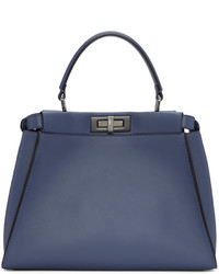 Fendi Blue Regular Peekaboo Bag