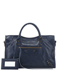 Balenciaga Classic City Bag Dark Blue
