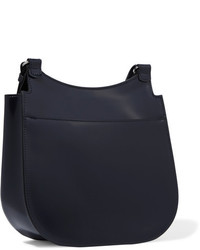The Row Hunting 9 Patent Leather Shoulder Bag Navy