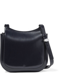 The Row Hunting 9 Patent Leather Shoulder Bag Navy