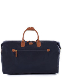 Bric's Navy X Bag 22 Deluxe Duffel Luggage