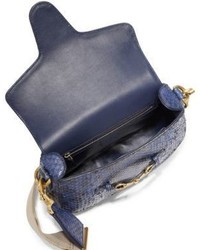 Gucci Snakeskin Embossed Shoulder Bag
