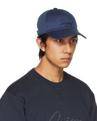 Brioni Blue Logo Baseball Cap