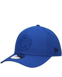 New Era Blue Manchester United Tonal Rubber Logo 9forty Adjustable Hat At Nordstrom