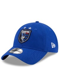New Era Blue San Jose Earthquakes Primary Jersey Hook 9twenty Adjustable Hat
