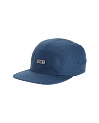 Obey Bold Bold Label Five Panel Cotton Twill Baseball Cap In Navy At Nordstrom