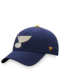 FANATICS Branded Navy St Louis Blues Details Flex Hat