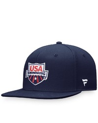 FANATICS Branded Navy Usa Swimming Snapback Hat At Nordstrom