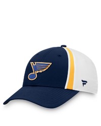 FANATICS Branded Navywhite St Louis Blues Prep Squad Flex Hat