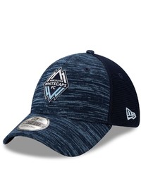 New Era Deep Sea Blue Vancouver Whitecaps Fc On Field Collection 39thirty Flex Hat