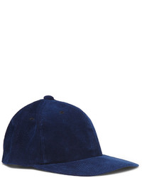 Blue Blue Japan Indigo Dyed Cotton Corduroy Baseball Cap
