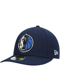 New Era Navy Dallas Mavericks Team Low Profile 59fifty Fitted Hat