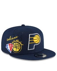 New Era Navy Indiana Pacers Back Half 9fifty Snapback Adjustable Hat At Nordstrom