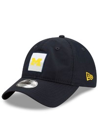 New Era Navy Michigan Wolverines Contrast Patch 9twenty Adjustable Hat At Nordstrom